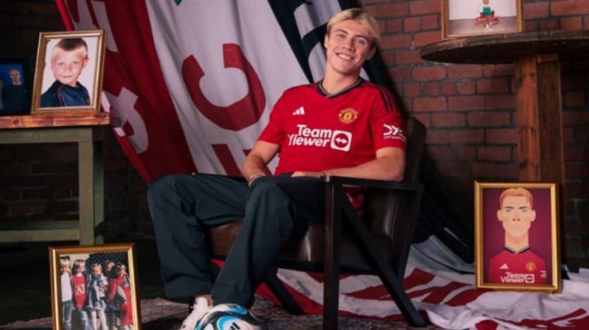 Penyerang Manchester United, Rasmus Hojlund